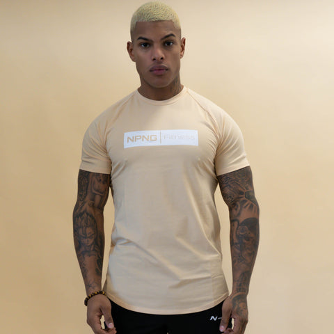 T-shirt Sicko Beige Gold